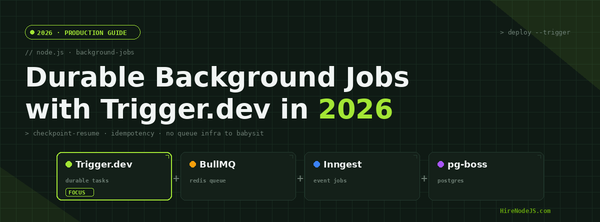 Node.js Background Jobs with Trigger.dev in 2026