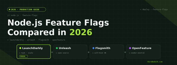 Node.js Feature Flags in 2026: LaunchDarkly, Unleash & Flagsmith Compared
