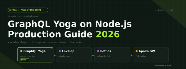 GraphQL Yoga on Node.js: The Production Guide for 2026